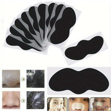 10pcs Charcoal Nose Pore Cleansing Strips Mask