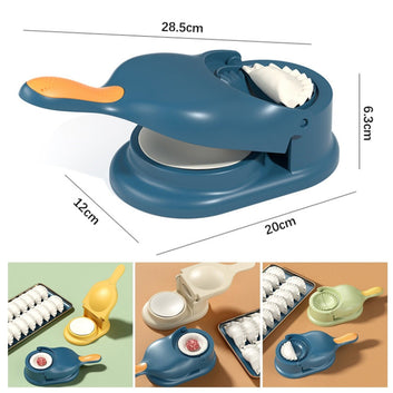 2-in-1 Manual Dumpling & Dough Press Maker