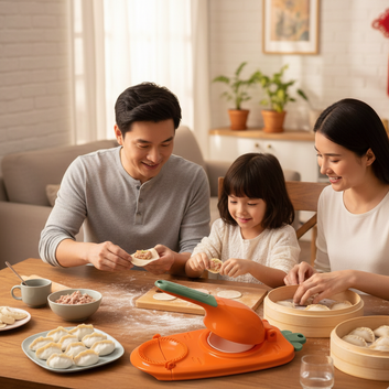 2-in-1 Dumpling Maker & Wrapper Cutter