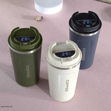 Smart Temperature Display Vacuum Flask